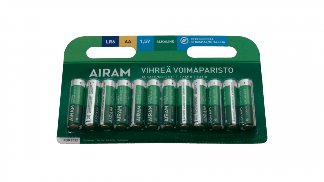 Alkaliska LR6 AA batterier