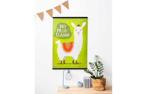 Miljö bild på musmattaMagnetisk hängare till posters 61,5 cm i färgen Svart.